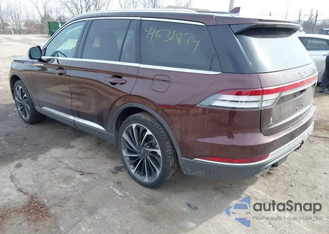 2020 Lincoln Aviator Reserve из США, поврежденный, VIN 5LM5J7XC2LGL30528